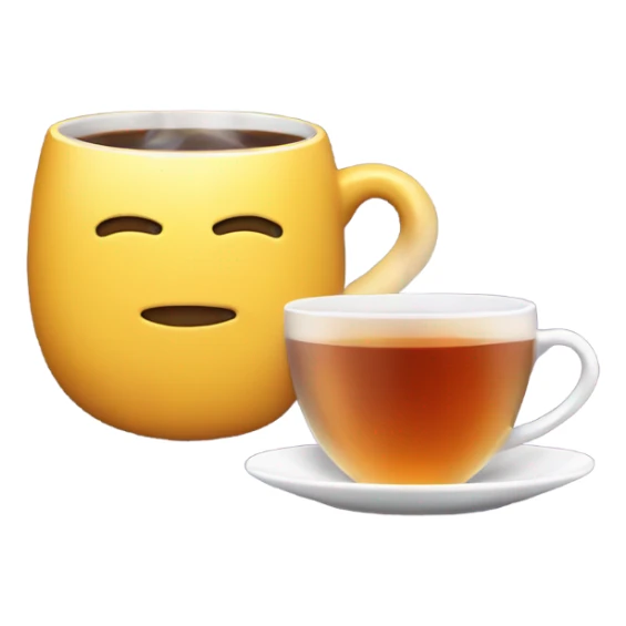 cup of tea and iphone sticker