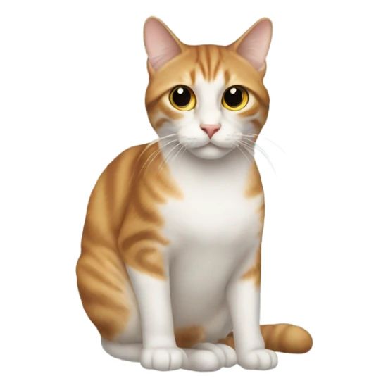 En katt som är jättesju sticker