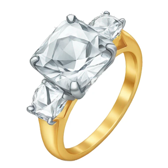 Diamond ring sticker