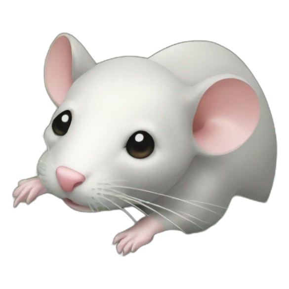 rat swimming in money sticker