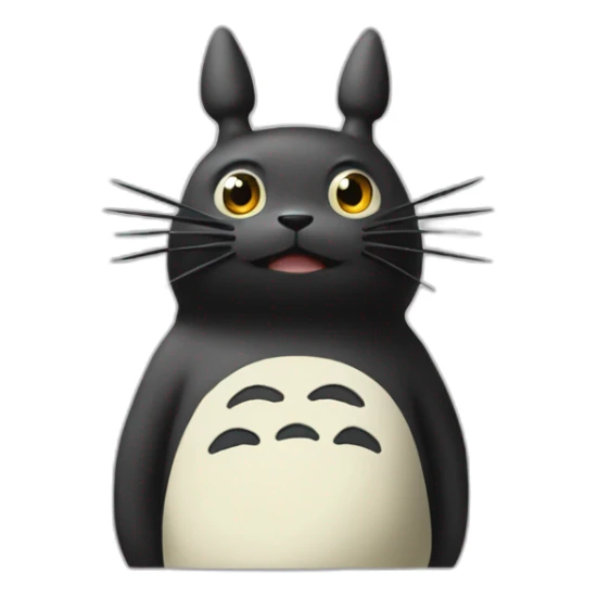 Noir rode mon voisin totoro sticker