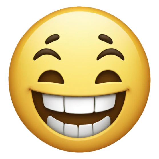 Out of control happy smile sticker