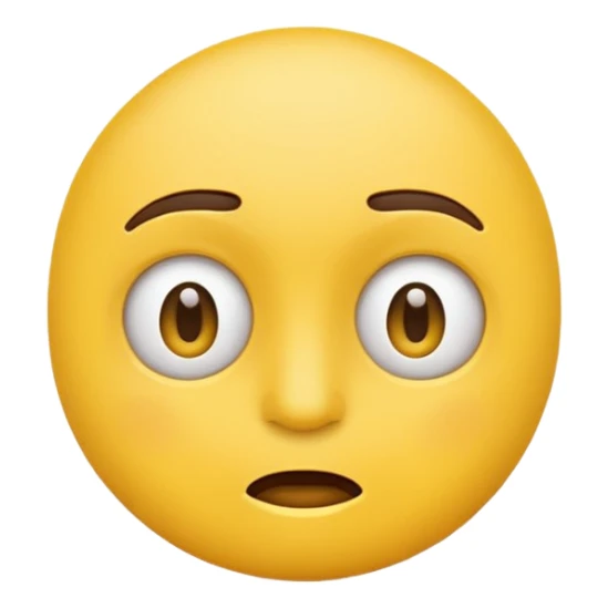 Sarcastic emoji, based on ios-like emoju rouded face style sticker