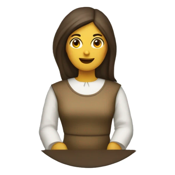 mujer samaritana de la biblia, con velo  sticker