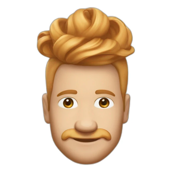 un gars au couleur caramel avec des cheveux crépus avec un coiffe taper sticker