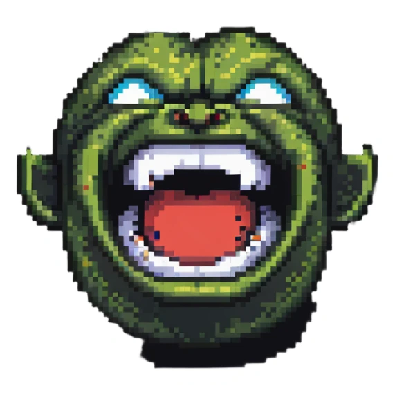 cartoon villain with exaggerated evil laugh sticker
