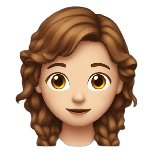 Brown hair freckled Girl streaming infront of computer sticker