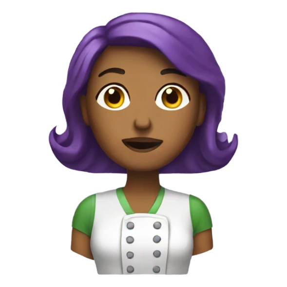 Woman with eggplant Pepe  sticker
