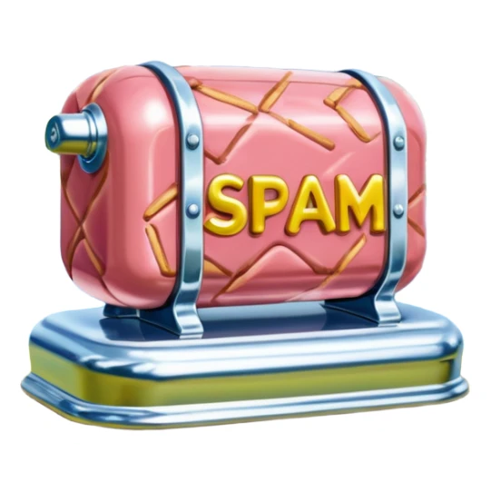  SPAM meat jeff koons style sculpture fine art french landscape  sticker