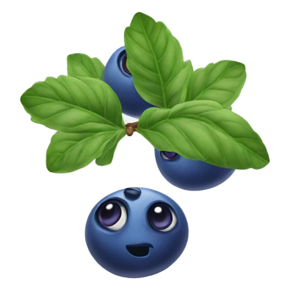 Pau of bluberries sticker