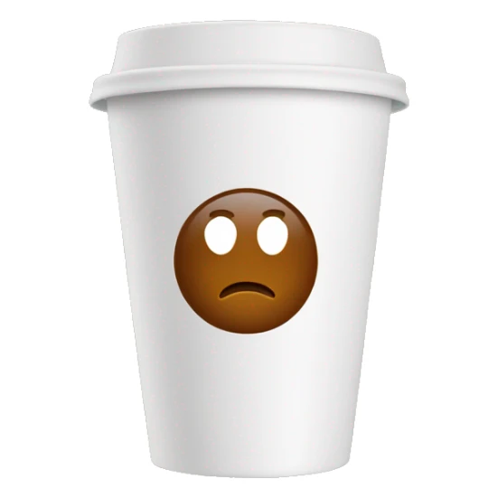 Yearn coffee cup sticker