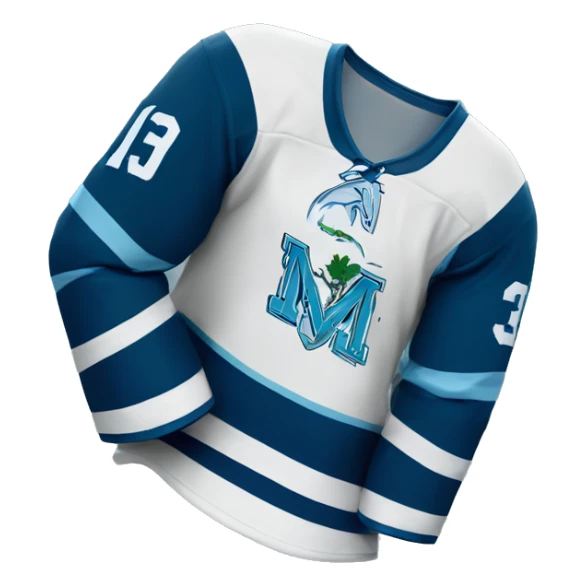 University of Maine hockey Jersey  sticker