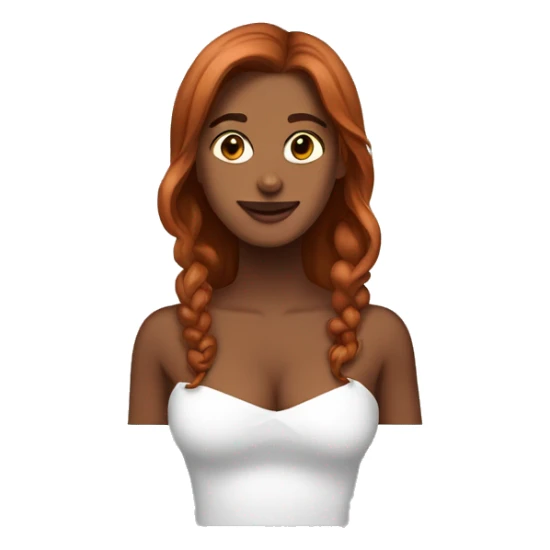 casal de uma mulher ruiva e um homem negro sticker