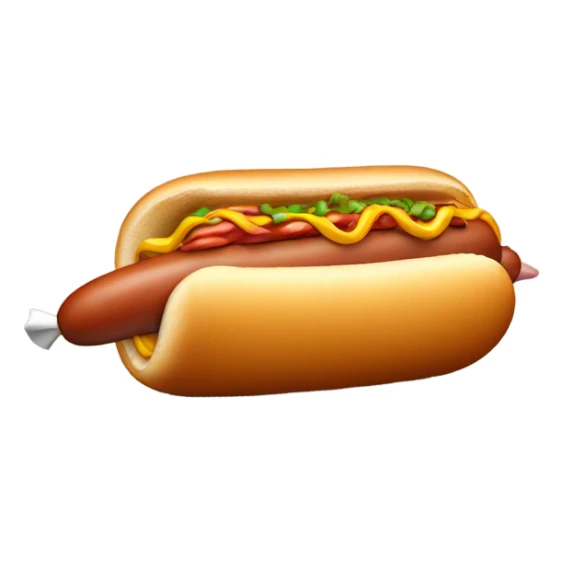 Hot dog with hunting rifle  sticker