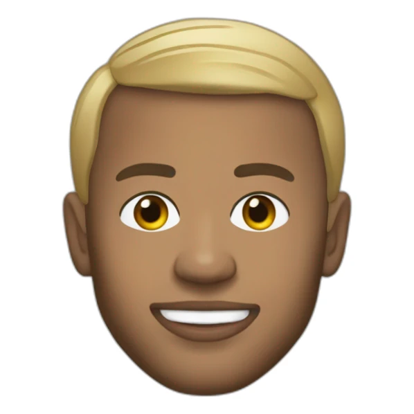 Macron embrasse kylian Mbapé sticker