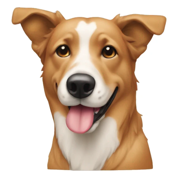 Chien qui mange des croquette  sticker