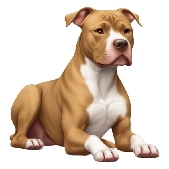 75% pitbull 25% mastiff american pit tan with white sticker