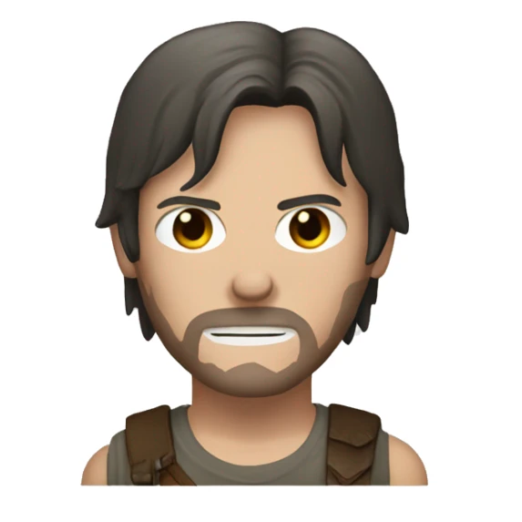 Daryl Dixon of the walking dead  sticker