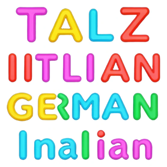 italian german word quiz sticker