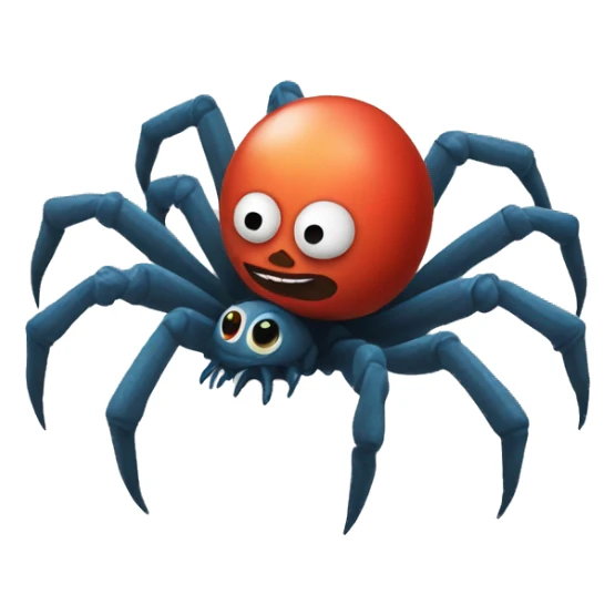 clown spider sticker