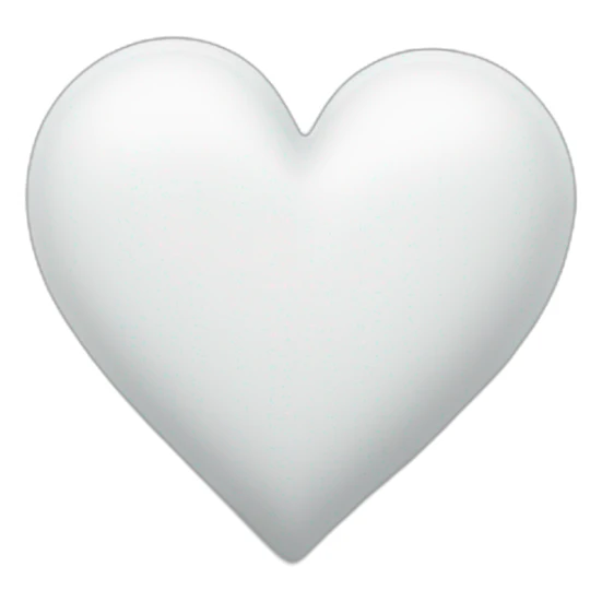 I phone White heart broke sticker