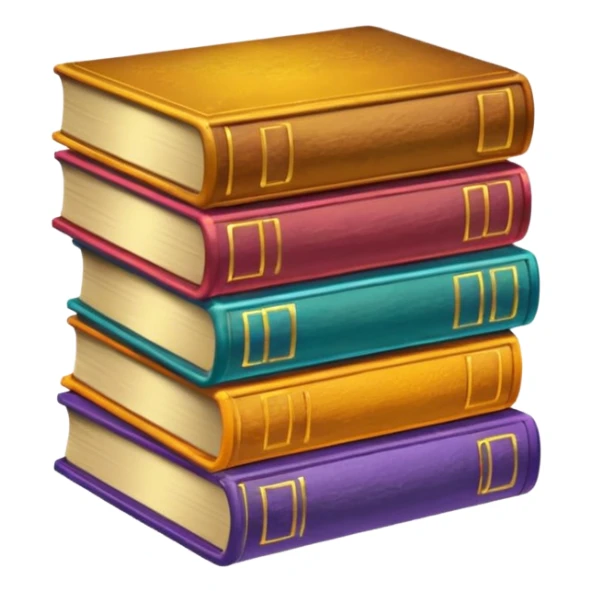 colofull books, golden glow sticker
