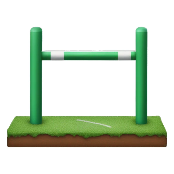 American football field goal post sticker