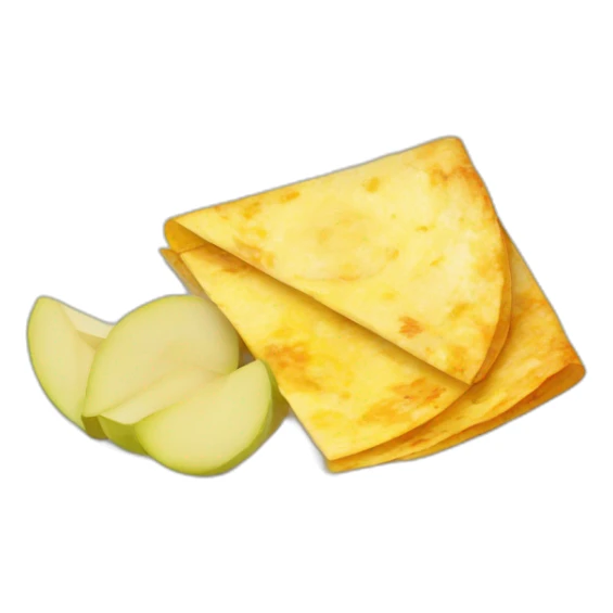 Tortilla de patatas con cebolla española sticker