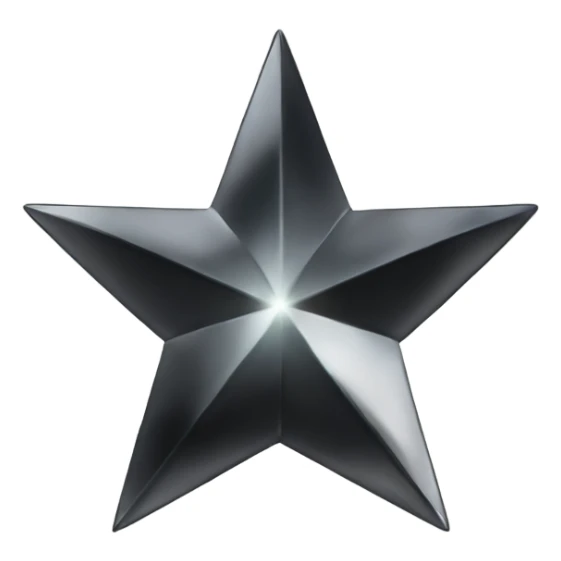 black diamond chrome four-point star diamond diamondfour-point star sticker