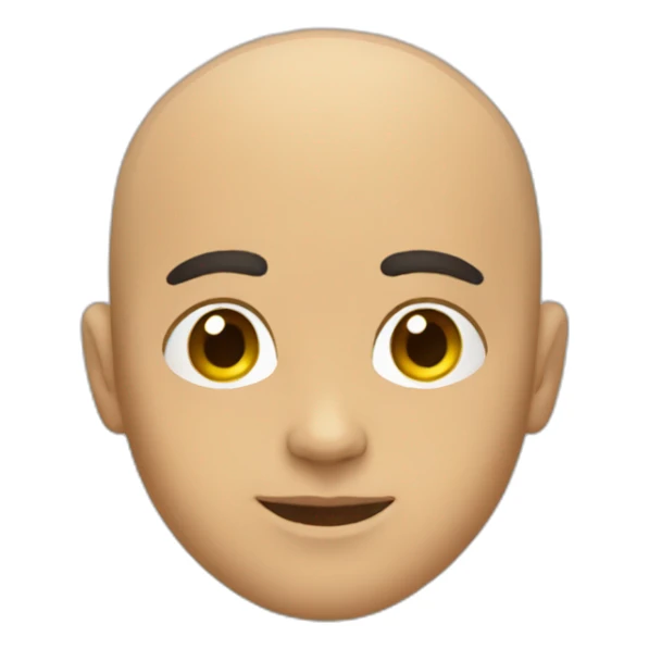 latino gay bald fashion boy sticker