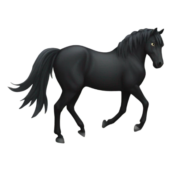 A dark horse comes out of the darkness sticker