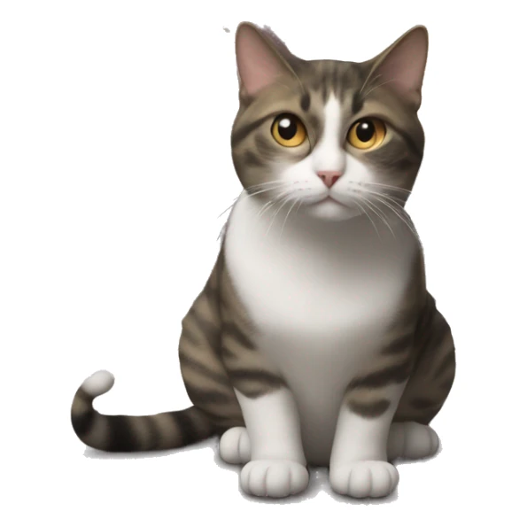 Cats behind a cat which reminds a Catsvill city  sticker