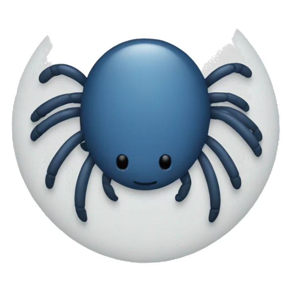 An emoji of Tick in a small circle with blue color  sticker