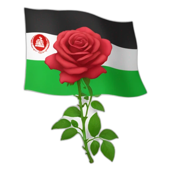 Panthère rose with flag of Afghanistan  sticker