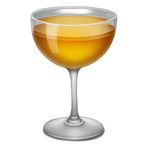 glass of liquor sticker