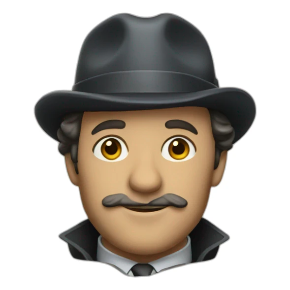 sherlock holmes detective sticker