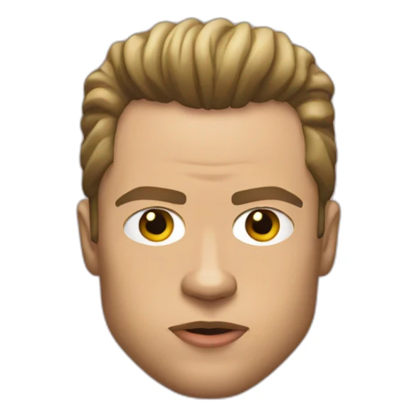 brad pitt in fight club sticker