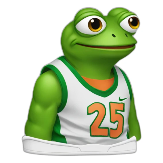 Pepe wearing Nike airmax 95 sticker