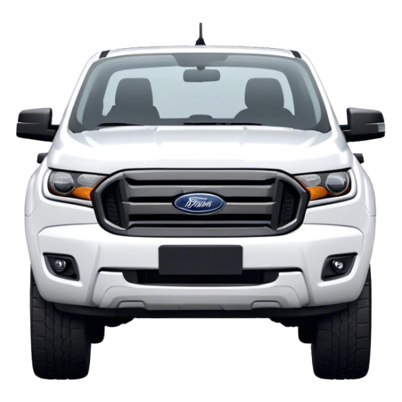 Ford Ranger - Ford (Model Year: 2024) (Iconic colour: White) sticker