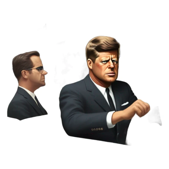 John F. Kennedy cars incident sticker