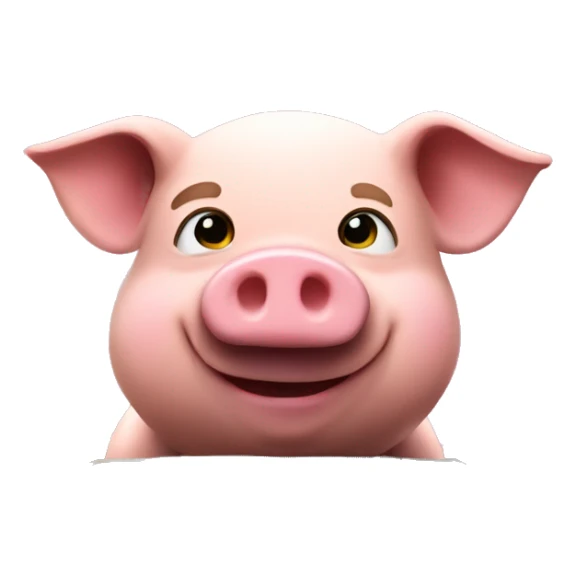 Draw a pig platoon leader driving a tank. sticker