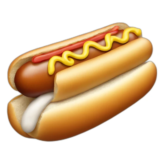 Hot dog made of glass  sticker