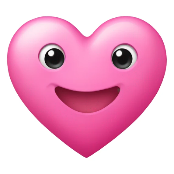 Heart with pink colore sticker