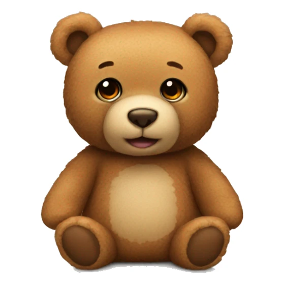 Teddy bear sticker