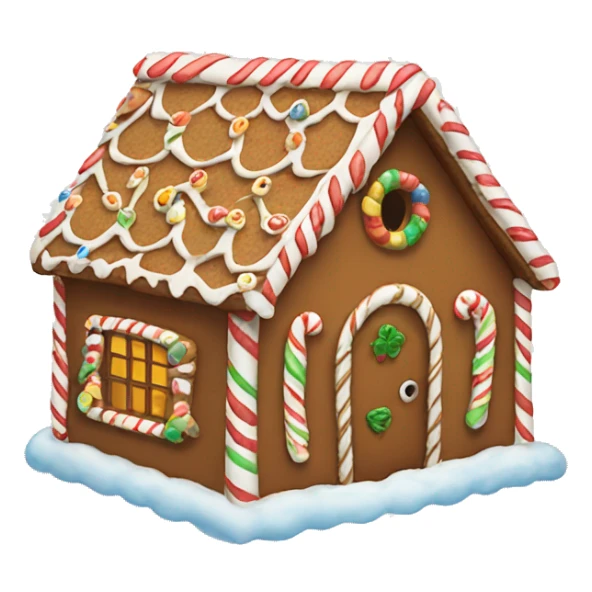 gingerbread house sticker
