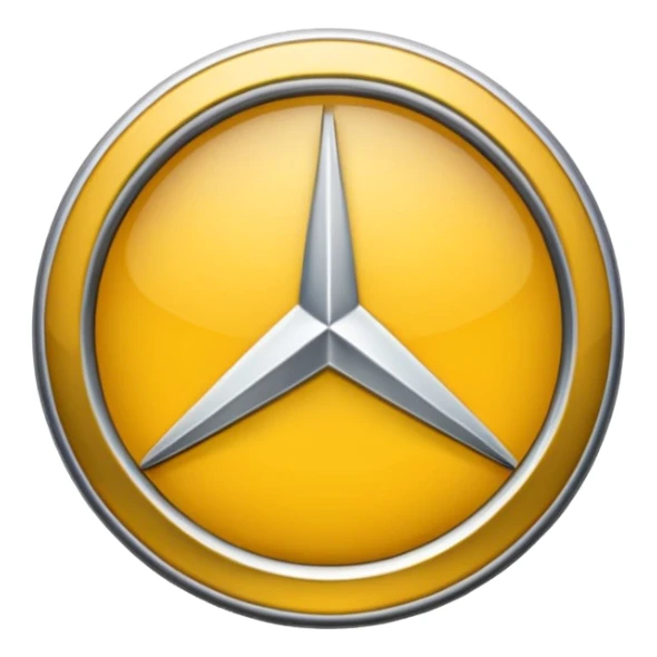 Mercedes logo in emojis sticker