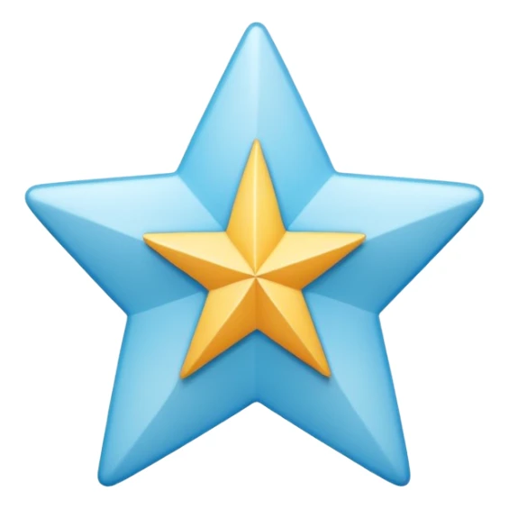 A high-resolution 2D icon of an Instagram-style verified badge. A vibrant light blue rounded-point starburst shape (rosette) with a clean, thick white checkmark in the center. Soft matte plastic texture. sticker