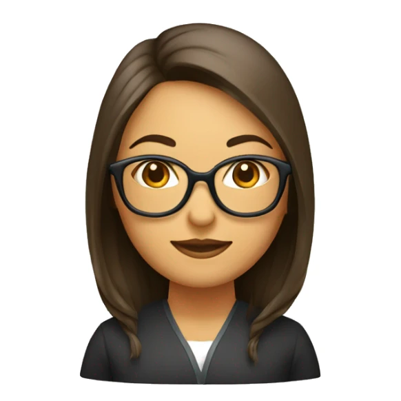 MUJER MOROCHA CON LENTES Y GRADUADA  sticker