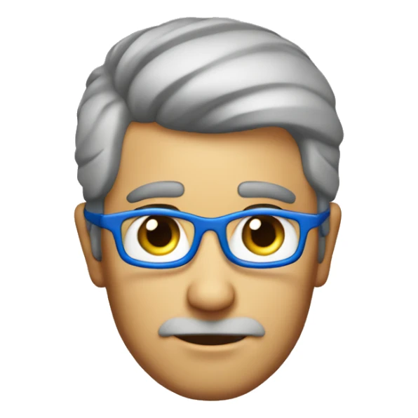 Australian dad with blue halo on top of his head sticker