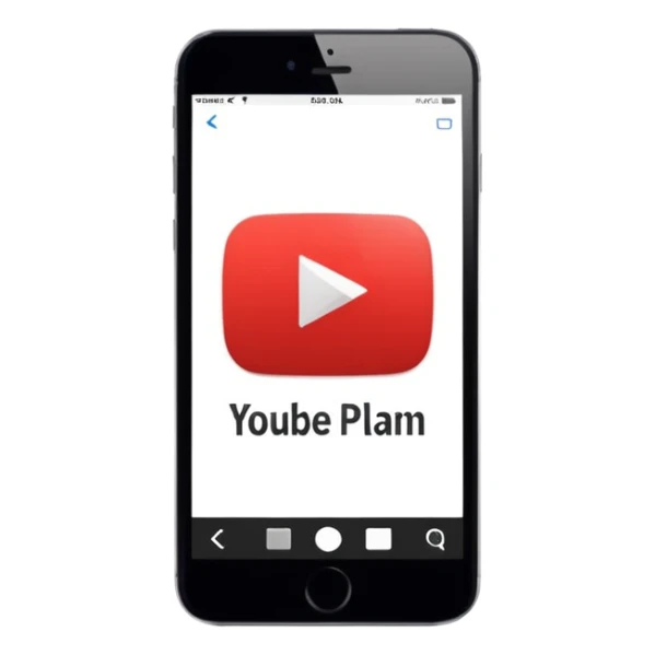 you tube logo play button animated you tube text sticker